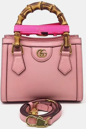 Gucci Leather Diana tote and shoulder bag