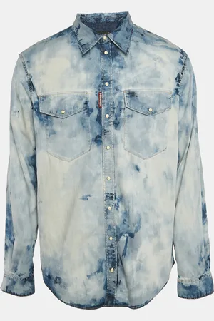 Dsquared2 Washed Denim Long Sleeve Shirt XL