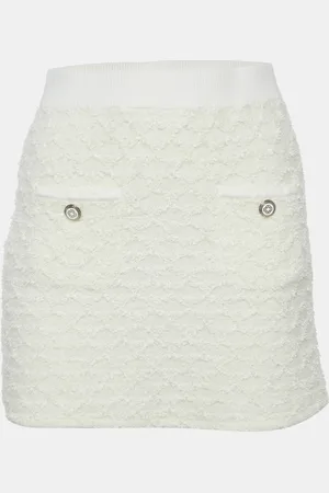 Maje Textured Tweed Knit Mini Skirt S