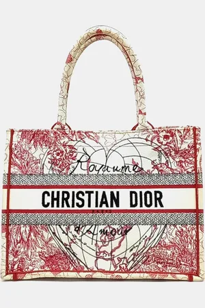 Dior Fabric Book Tote Bag 36