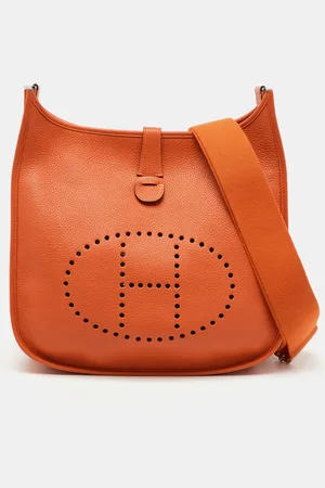 Hermès Taurillon Clemence Leather Evelyne III GM Bag