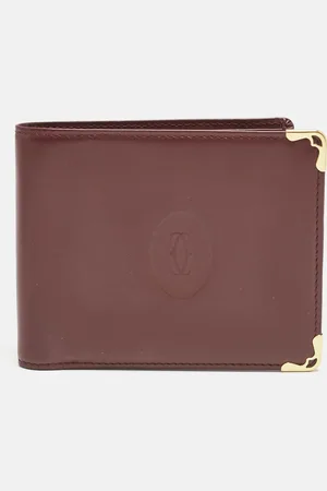 Cartier Leather Must de 6CC Bifold Wallet