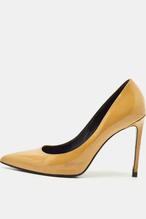 Saint Laurent Saint Laurent Patent Leather Anja Pointed Toe Pumps Size 37