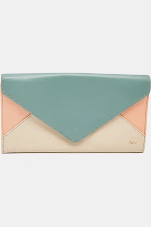 Chloé Leather Envelope Continental Wallet