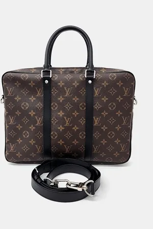 LOUIS VUITTON Macassar Porte Documeng Voyage PM bag