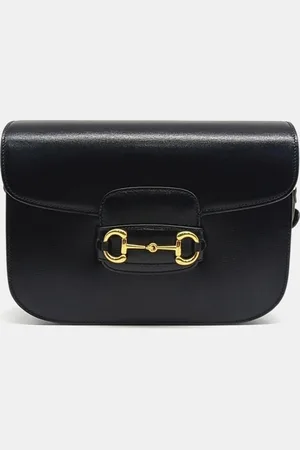 Gucci Leather 1955 Horsebit Shoulder Bag