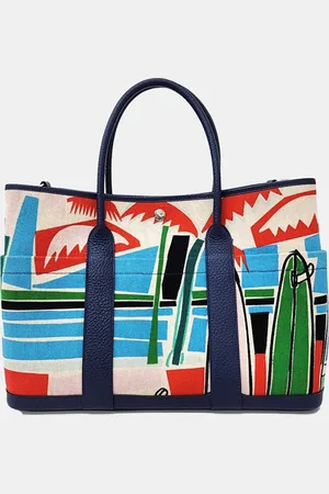 Hermès Canvas Pocket Garden Party 36 bag