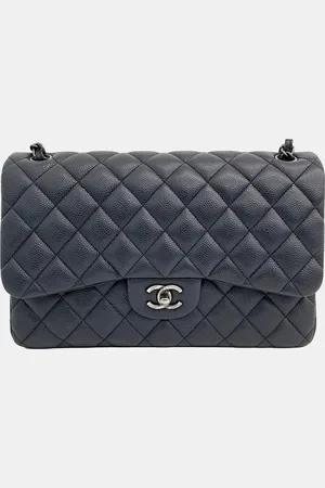 CHANEL Caviar Leather Caviar Classic Jumbo bag