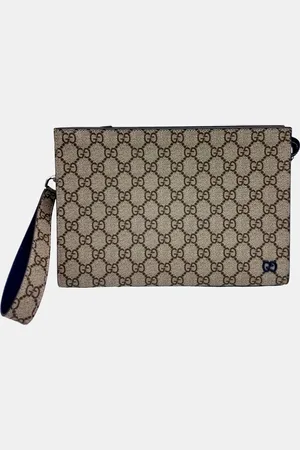 Gucci PVC GG Detail Clutch
