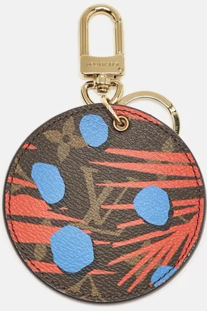 LOUIS VUITTON Monogram Illustre Jungle Canvas Bag Charm/Key Chain