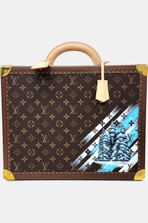 LOUIS VUITTON Coated Canvas and Leather Coteville 40 bag