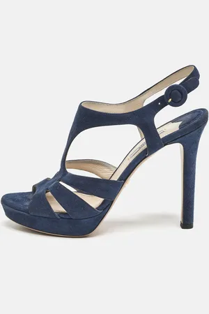 Prada Suede Strappy Platform Sandals Size 40