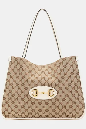 Gucci Medium GG Canvas Horsebit 1955 Tote