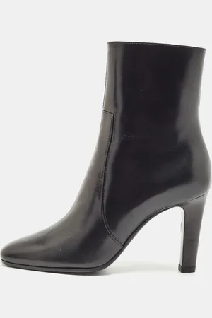 Saint Laurent Saint Laurent Leather Jane Ankle Boots Size 37