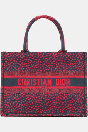 Dior Medium Canvas Pop Hearts I Love Paris Book Tote
