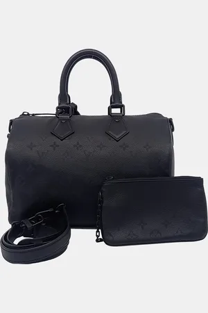 LOUIS VUITTON Leather Speedy P9 Bandouliere 30 bag