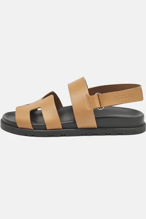 Hermès Leather Genius Sandals Size 37.5
