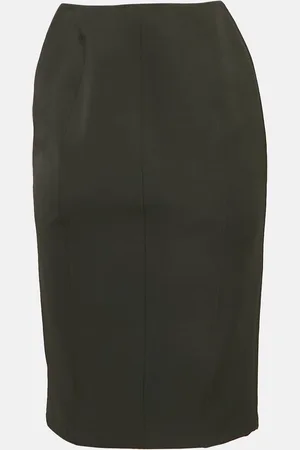 Emporio Armani Crepe Pencil Skirt S