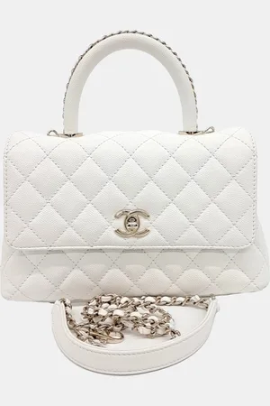 CHANEL Leather Caviar Coco Handle 23 bag