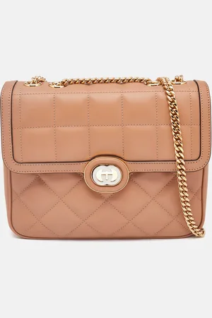 Gucci Quilted Leather Small Deco Shoulder Bag