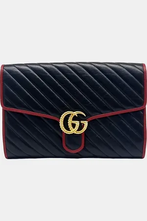 Gucci Leather Marmont Clutch