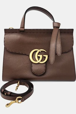 Gucci Leather GG Mamont tote and shoulder bag