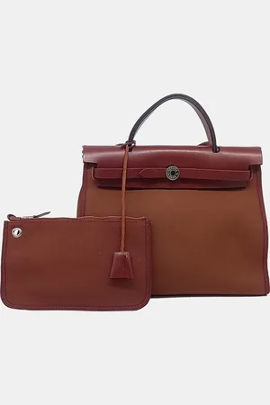Hermès Fabric and Leather ZIP Erbag Small bag
