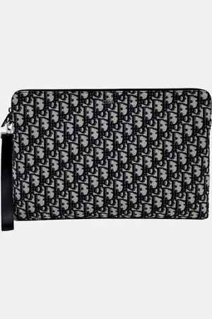 Dior Fabric Oblique A4 Clutch