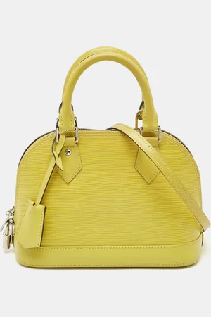LOUIS VUITTON Pistache Epi Leather Alma BB Bag