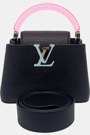LOUIS VUITTON Leather Capucine Mini bag