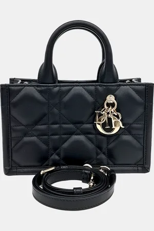 Dior Leather Book Tote Mini Strap Bag