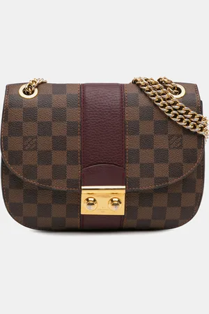 LOUIS VUITTON Damier Ebene Cuir Taurillon Wight
