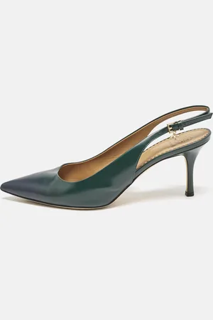 Tory Burch Ombre Leather Pointed Toe Slingback Pumps Size 39.5