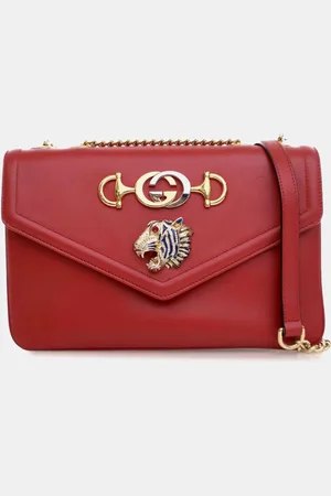 Gucci Medium Leather Rajah Crossbody