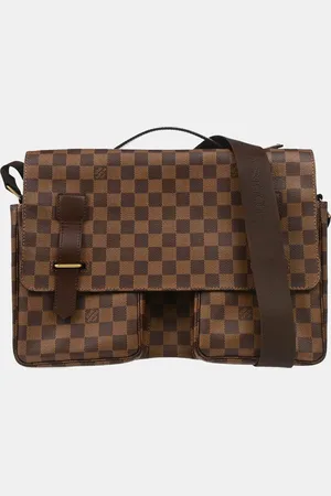 LOUIS VUITTON Damier Ebene Broadway Business Handbag
