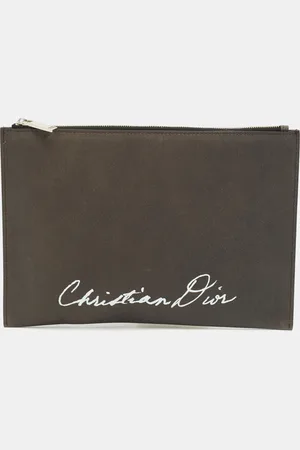 Dior Nubuck Leather 1947 Lily of the Valley Pouch