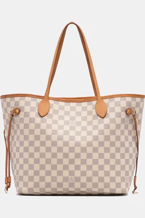LOUIS VUITTON Damier Azur Neverfull MM Bag