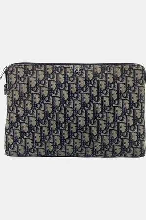 Dior Fabric Oblique A4 Clutch
