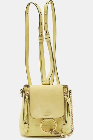 Chloé Leather and Suede Mini Faye Daye Backpack