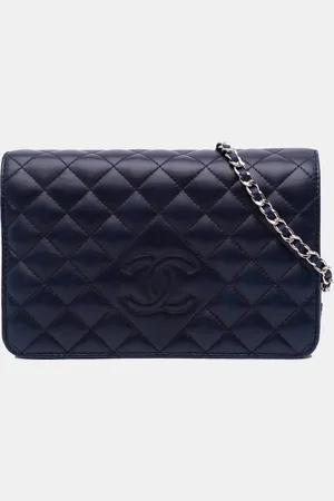 CHANEL CC Quilted Lambskin Wallet on Chain