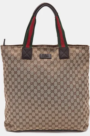 Gucci GG Canvas Web Shopper Tote