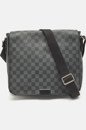 LOUIS VUITTON Damier Ebene Canvas District MM Bag