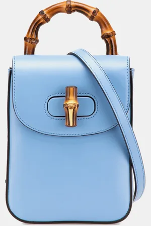 Gucci Mini Calfskin Bamboo Top Handle Bag
