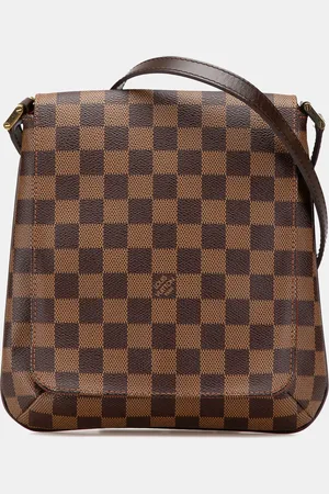 LOUIS VUITTON Damier Ebene Musette Salsa Long Strap