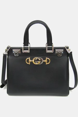 Gucci Leather Zumi Shoulder Bag