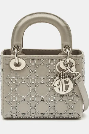 Dior Cannage Satin Mini Beads Lady Tote