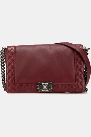 CHANEL Medium Calfskin Boy Reverso Flap