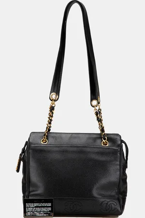 CHANEL Triple CC Caviar Shoulder Bag
