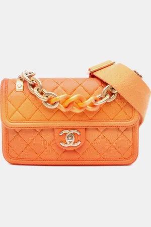 CHANEL Small Quilted Caviar Sunset On The Sea Flap