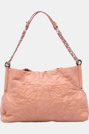 CHANEL Calfskin Iridescent Small Sea Hit Tote